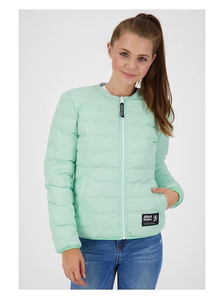 Alife and kickin Kurtka przejściowa "NovaAK" w kolorze turkusowym rozmiar: L. Niebieskie kurtki Alife and Kickin, l, bez wzorów, bez kaptura. Za 211,31 zł.