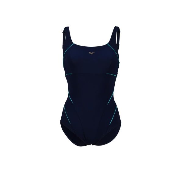 Damski kostium kąpielowy 1-częściowy Arena Jewel R. Niebieskie stroje jednoczęściowe Arena, bez wzorów, z nylonu. Za 121,98 zł.