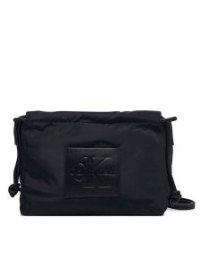 Calvin Klein Torebka LV04F3871G Czarny. Czarne listonoszki Calvin Klein, bez wzorów, z materiału, bez dodatków. Za 329,99 zł.