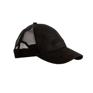 Czapka trucker z brokatem Kentucky. Czarne czapki KENTUCKY HORSEWEAR, bez wzorów, sportowe. Za 109,50 zł.