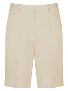 Gerry Weber Lniane bermudy w kolorze beżowym rozmiar: 46. Brązowe szorty Gerry Weber, bez wzorów, ze lnu. Za 140,53 zł.