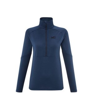 Bluza turystyczna damska Fitzroy LF Po W. Brązowe bluzy Millet, s, bez wzorów, z polaru, bez kaptura. Za 190,19 zł.