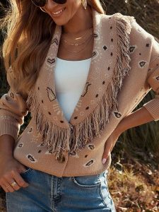 LA Angels Kardigan w kolorze beżowym rozmiar: S. Brązowe kardigany LA Angels. Za 219,08 zł.