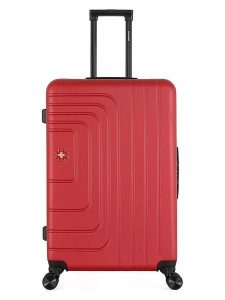 SWISS KOPPER Walizka "Ruti" w kolorze czerwonym - 47 x 75 x 29 cm rozmiar: onesize. Czerwone walizki SWISS KOPPER, bez wzorów, z materiału. Za 260,99 zł.