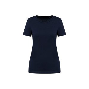 Damska koszulka z suprima z okrągłym dekoltem Kariban Premium. Niebieskie koszulki sportowe KARIBAN, bez wzorów, z bawełny, bez ramiączek. Za 125,50 zł.