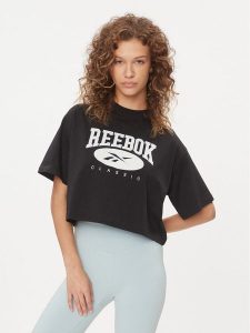 Reebok T-Shirt Classics Big Logo IL4636 Czarny Regular Fit. Czarne t-shirty Reebok, m, bez wzorów, z bawełny, bez kołnierzyka, bez ramiączek. Za 89,99 zł.