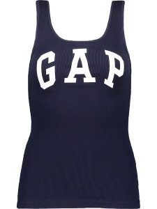 GAP Top w kolorze granatowym rozmiar: XS. Niebieskie topy GAP, xs, bez wzorów, bez kołnierzyka, bez ramiączek. Za 32,90 zł.