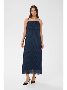 Kaffe Sukienka w kolorze granatowym rozmiar: 40. Niebieskie sukienki Kaffe, na co dzień, bez wzorów, bez kołnierzyka, bez ramiączek, maxi, proste. Za 260,99 zł.