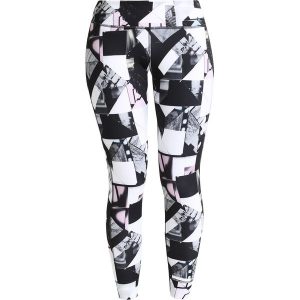 Reebok LUX BOLD Legginsy chalk. Białe legginsy marki Reebok, z elastanu. W wyprzedaży za 134,25 zł.