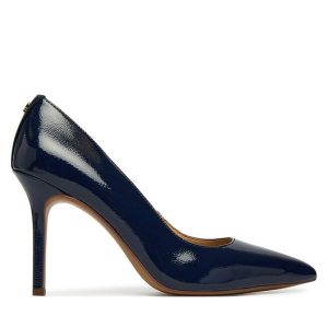 Szpilki LAUREN RALPH LAUREN. Niebieskie szpilki Lauren Ralph Lauren, bez wzorów, bez obcasa. Za 619,99 zł.