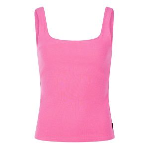 Damski tank top Protest Dazes. Czerwone topy Protest, bez wzorów, bez kołnierzyka, bez ramiączek. Za 190,00 zł.