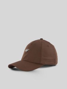 4F Czapka z daszkiem strapback damska - brązowa S/M (58cm). Brązowe czapki 4f, bez wzorów, klasyczne. Za 69,99 zł.