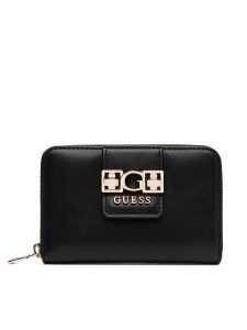Guess Portfel Jane Slg SWVG98 91140 Czarny. Czarne portfele Guess, z aplikacjami, ze skóry. Za 209,99 zł.