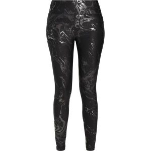 GAP BO MARBLE Legginsy marble foil silver. Legginsy marki GAP. W wyprzedaży za 194,35 zł.