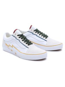 Vans Skórzane sneakersy "Old Skool Bolt" ze wzorem rozmiar: 44,5. Trampki Vans, bez wzorów, bez zapięcia. Za 205,95 zł.