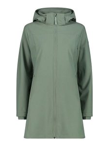 CMP Parka softshellowa w kolorze zielonym rozmiar: 36. Zielone płaszcze CMP, m, bez wzorów, z tkaniny, bez kaptura. Za 333,81 zł.