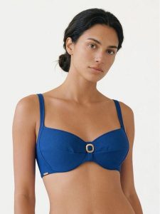 Selmark Góra od bikini BN312 Niebieski. Niebieskie bikini Selmark, bez wzorów, z syntetyku. Za 369,99 zł.