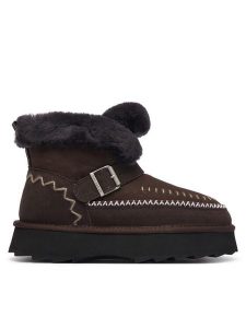 EMU Australia Śniegowce Sunnie W13333 Brązowy ciemny. Brązowe buty zimowe EMU Australia, bez obcasa, bez zapięcia. Za 774,99 zł.