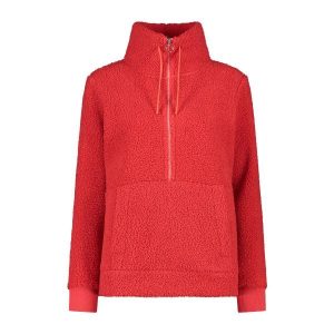 Kobieca bluza półzipowana CMP. Czerwone bluzy CMP, m, bez wzorów, bez kaptura. Za 340,00 zł.