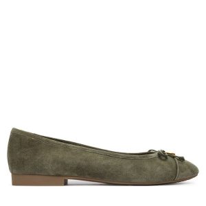 Baleriny MICHAEL Michael Kors. Brązowe balerinki MICHAEL Michael Kors, bez wzorów, bez obcasa, bez zapięcia. Za 489,99 zł.