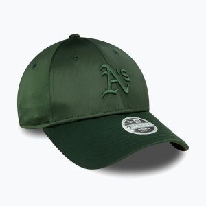 Czapka z daszkiem New Era Satin 9Forty Oakland Atletics. Zielone czapki New Era, bez wzorów. Za 119,99 zł.