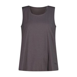 Damski tank top CMP. Brązowe topy CMP, bez wzorów, bez kołnierzyka, bez ramiączek. Za 182,50 zł.