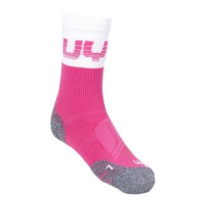 Skarpety UYN Light Lady Socks Pink White. Czerwone skarpetki UYN, bez wzorów. W wyprzedaży za 49,00 zł.