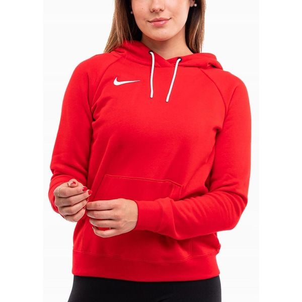 Bluza Nike Damska z Kapturem Sportowa Bawełniana Hoodie Team Park 20 r. L. Czerwone bluzy Nike, l, bez wzorów, z bawełny, z kapturem. Za 193,99 zł.