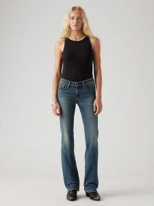 Levi's Dżinsy - Flare fit - w kolorze niebieskim rozmiar: W32/L32. Niebieskie jeansy Levi's®, z aplikacjami. Za 162,87 zł.