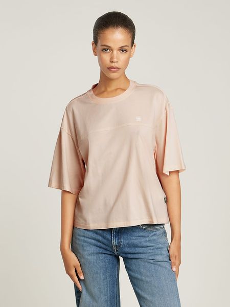 G-Star Koszulka w kolorze beżowym rozmiar: XS. Brązowe bluzki G-Star, xs, bez wzorów, z bawełny, retro, bez kołnierzyka, bez ramiączek. Za 47,94 zł.