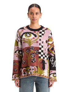 Scotch & Soda Sweter w kolorze jasnoróżowo-brązowym rozmiar: M. Różowe swetry oversize Scotch & Soda, m, bez wzorów, bez ramiączek. Za 267,92 zł.
