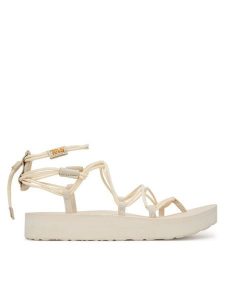 Teva Sandały Midform Infinity 1127890 Beżowy. Brązowe sandały Teva, bez wzorów, z materiału, bez obcasa, na koturnie, bez zapięcia. Za 349,99 zł.