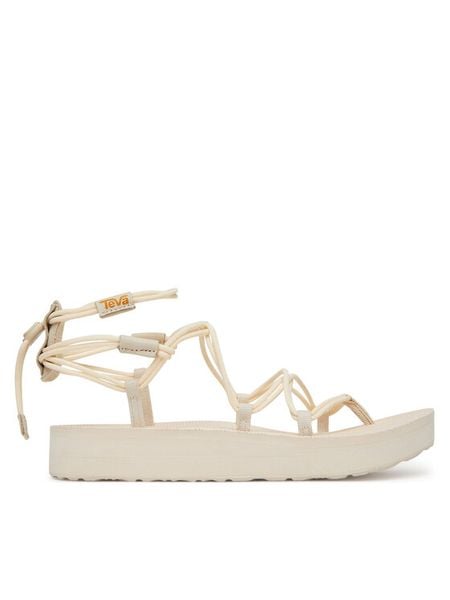 Teva Sandały Midform Infinity 1127890 Beżowy. Brązowe sandały Teva, bez wzorów, z materiału, bez obcasa, na koturnie, bez zapięcia. Za 349,99 zł.