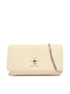 Tommy Hilfiger Torebka AW0AW17462 Żółty. Żółte torebki wieczorowe TOMMY HILFIGER, bez wzorów, ze skóry, bez dodatków. Za 349,99 zł.
