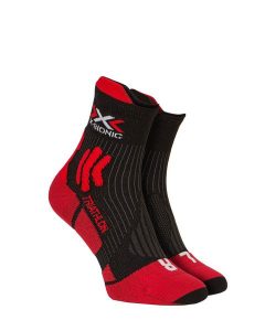 Skarpety biegowe rowerowe X-Socks TRIATHLON 4.0. Czarne skarpetki X-Socks, bez wzorów, z materiału. Za 85,00 zł.
