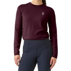 Damski sweter z okrągłym dekoltem PS of Sweden. Czerwone swetry klasyczne PS OF SWEDEN, na zimę, z dzianiny, bez kołnierzyka. Za 579,00 zł.