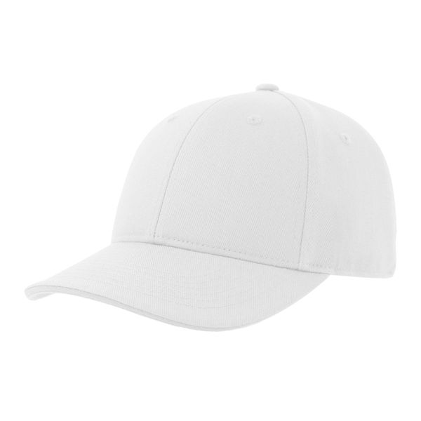 Czapka Unisex Dla Dorosłych Liberty Sandwich 6 Panel Sustainable Cap. Białe czapki ATLANTIS, bez wzorów. Za 49,99 zł.