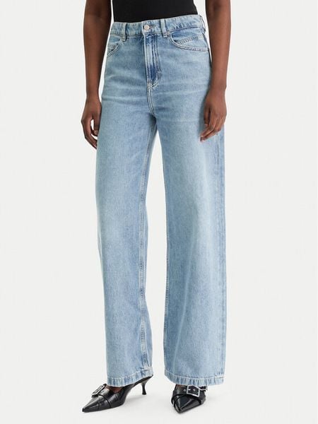 BOSS Jeansy C_Marlene Hr 11.0 50555871 Niebieski Regular Fit. Niebieskie jeansy Boss, bez wzorów, z bawełny. Za 609,99 zł.