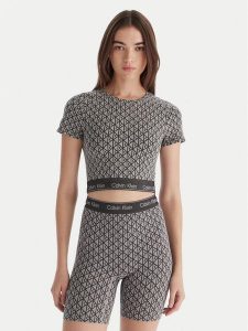 Calvin Klein Underwear T-Shirt LV00QF8487 Szary Slim Fit. Szare t-shirty Calvin Klein Underwear, xs, bez wzorów, z bawełny, bez kołnierzyka, bez ramiączek. Za 239,99 zł.