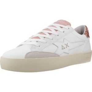 Buty SUN68 KATY LEATHER Biały. Białe buty trekkingowe SUN68, ze skóry, bez zapięcia. Za 288,99 zł.