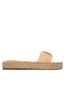 LAUREN RALPH LAUREN Espadryle 802P06398004 Beżowy. Brązowe espadryle Lauren Ralph Lauren, bez wzorów, z syntetyku, bez obcasa. Za 639,99 zł.