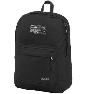 Plecak sportowy szkolny JanSport Recycled Superbreak Backpacks JS0A4NW2008. Czarne plecaki Jansport. Za 49,99 zł.