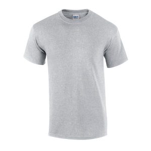 Koszulka Unisex Dla Dorosłych Z Mieszanki Bawełny Ultra. Szare bluzki GILDAN, s, bez wzorów, z bawełny, sportowe, bez kołnierzyka, bez ramiączek. Za 36,99 zł.