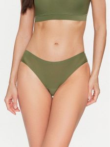 Chantelle Figi klasyczne Soft Stretch C26430 Zielony. Zielone figi Chantelle, bez wzorów, z syntetyku. Za 59,99 zł.