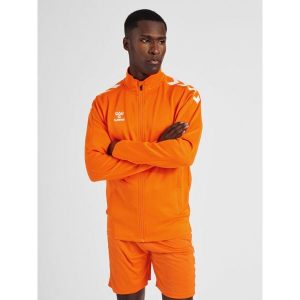 Bluza do piłki ręcznej dla dorosłych Hummel hml CORE XK. Brązowe bluzy Hummel, m, bez wzorów, bez kaptura. Za 204,00 zł.