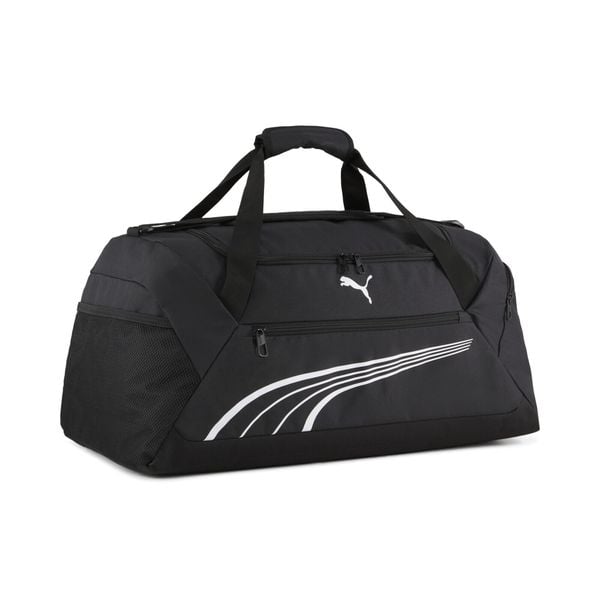 Średnia torba sportowa Fundamental 49 l PUMA. Czarne torby podróżne i sportowe Puma, bez wzorów, średnie. Za 147,99 zł.