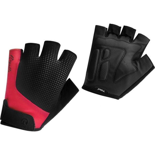 Rękawiczki rowerowe damskie Rogelli Essential. Czarne rękawiczki Rogelli, na lato, bez wzorów. Za 62,00 zł.
