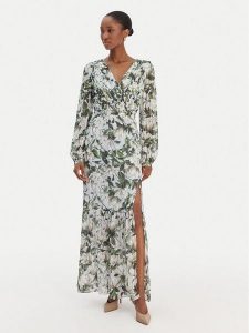 Marciano Guess Sukienka wieczorowa W6RK39 WJ712 Błękitny Regular Fit. Niebieskie sukienki Marciano Guess, s, z aplikacjami, z syntetyku, wizytowe, bez kołnierzyka, bez ramiączek. Za 699,99 zł.