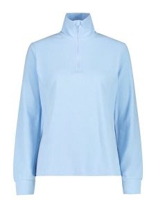 CMP Bluza polarowa w kolorze błękitnym rozmiar: 46. Niebieskie bluzy CMP, bez wzorów, z materiału, bez kaptura. Za 61,46 zł.