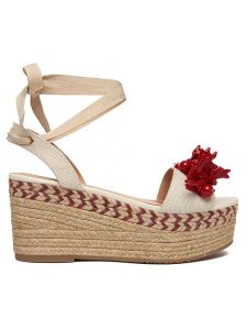 Liu Jo Espadryle Bali 02 SA6085 T6948 Kremowy. Białe espadryle Liu Jo, bez wzorów, z materiału, bez obcasa. Za 519,99 zł.
